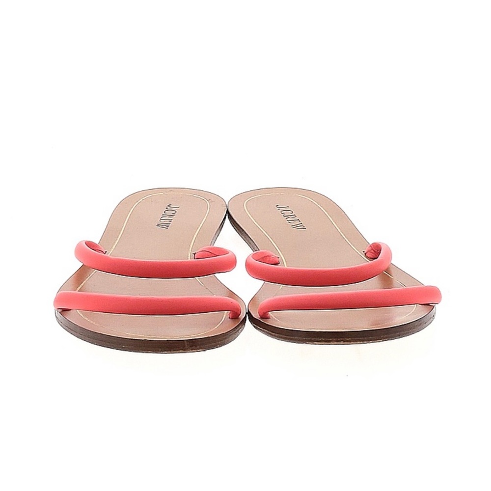 J. Crew | pink strap slip-on sandals - 10